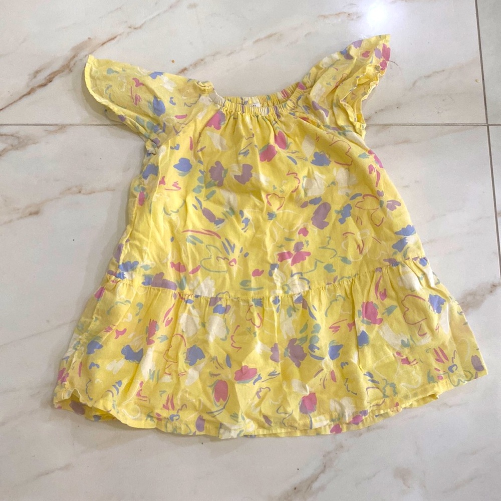 Gap Yellow Butterfly Dress